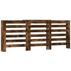 Radiators vidaXL Radiator Cover Smoked Oak Engineered Wood vidaXL