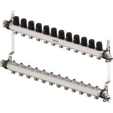 Uponor Vario S 1" gulvvarme fordelerør, 12 kredse