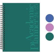 Green Calendars Rileys & Co Planner 2024-2025 Academic Year, 18-Month Vertical Weekly