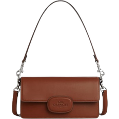 Coach Eliza Flap Crossbody With Leather Covered Closure - Smooth Leather/Sv/Redwood