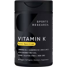 Sports Research Vitamin K Multi-Spectrum Three K1, K2