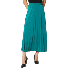 Dorothy Perkins Pleated Midi Skirt - Green