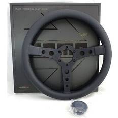 Momo leather sports steering wheel prototipo black edition 35