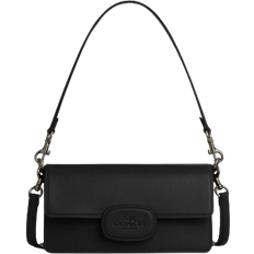 Coach Eliza Flap Crossbody With Leather Covered Closure - Smooth Leather/Gunmetal/Black