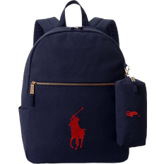 Ryggsäckar ralph lauren väskor Polo Ralph Lauren Big Pony Canvas Large Backpack - Newport Navy