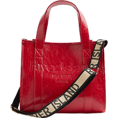 River Island Embossed Tote Bag - Red