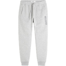 XXL Pants Hollister Co. Relaxed Fleece Logo Joggers - Heather Grey