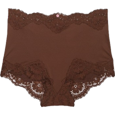Victoria's Secret Dream Angels Lace Trim Boyshort Panty - Ganache