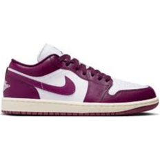 Women Basketball Shoes on sale Nike Air Jordan 1 Low W - White/Sail/Bordeaux