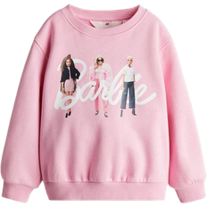 Sweatshirts H&M Printed Sweatshirt - Light Pink/Barbie (1137239028)