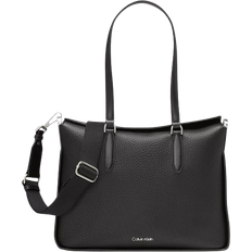 Totes & Shopping Bags Calvin Klein Fay Convertible Tote Bag - Black/Silver