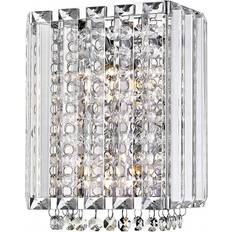 Impex Lighting CFH1925/02/WB/CH Diore 2 Chrome Wall light