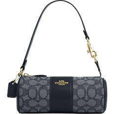 Bags Coach Nolita Barrel Bag In Signature Jacquard - Navy/Midnight Navy