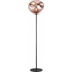 Adjustable arm Floor Lamps & Ground Lighting Impex Lighting PG1808/01/FL/CU/BLK Nina 1 Floor Lamp
