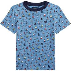 Polo Ralph Lauren Kid's Sailboat-Print Cotton Jersey Tee - High Tide/Blue (662511)