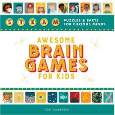 Awesome Brain Games for Kids: STEAM Puzzles and Facts for Curious Minds (Tapa blanda)