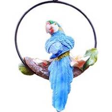 Design Toscano Iron Ring Hanging Parrot Garden Decor 4