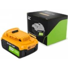 Green Cell Green Cell 4 Ah 18 V ersättning Li-ion batteri för DeWalt XR 18 V DCB180 DCB181 DCB182 DCB184 DCB200 DCB201 med batteriladdningsindikator ingen minneseffekt