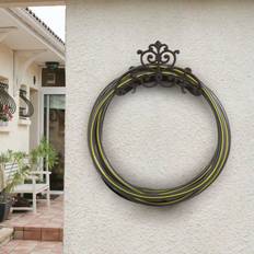 Shein Scrollwork Design Hose Organizer Brown Cast Iron Pipe Hanger Heavy Duty Hose