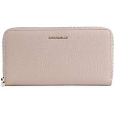 Rosa Plånböcker & Nyckelhållare Coccinelle Coccinelle Metallic Soft Wallet nude