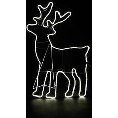 Neon rope light silhouette christmas