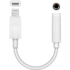 Electrovision lightning plug to 3.5mm stereo jack socket 50mm lead
