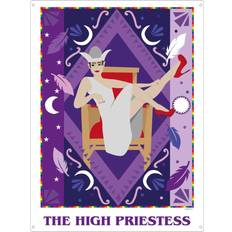 Wall Decor Deadly Tarot The High Priestess Tin Plaque Wall Decor