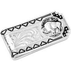 Silver Money Clips Palace, Silversmiths Buffalo Nickel Southwestern Money Clip