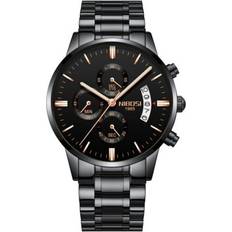 Disney Men Wrist Watches Disney Luxury Fashion Casual Dress Chronograph Wristwatch Carbon Fiber Black