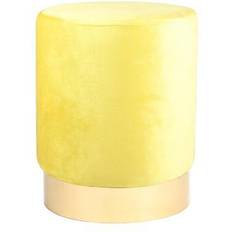 Harbour Housewares velvet pouffe Foot Stool