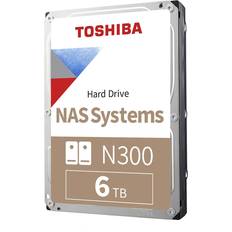 Toshiba HDD Hard Drives - S-ATA 6Gb/s Toshiba N300 SATA III 3.5&quot Internal NAS Hard Drive 6TB