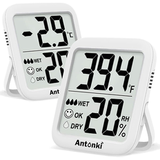 Thermometers & Weather Stations Ainope Indoor hygrometer 2 pack, humidity meter
