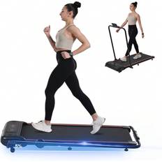 Shein NEW Folding Walking Pad Under Desk Treadmill For Home Office HP Walking Treadmill With Incline MPH LBS Capacity Treadmill For Walking Running Two Way