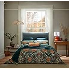 Cotton - Turquoise Duvet Covers Morris & Co 'Honeysuckle Tulip' Cotton Set Duvet Cover Turquoise