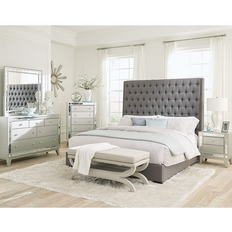 Double Beds Bed Packages Coaster Camille Gray/Metallic Mercury