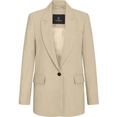 Slids Blazere Bruuns Bazaar Cindysus Frida Blazer - Beige Melange