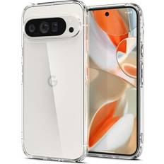 Google Pixel 9 Pro Mobiele telefoonhoezen Spigen Ultra Hybrid Google Pixel 9 Pro Crystal Clear