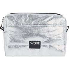 Wouf Toilettasker & Kosmetiktasker Wouf Wouf Glossy Kulturbeutel 22 cm silver glossy