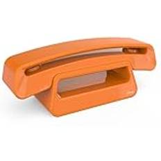 ePure Iconic orange Einfach zu bedienendes schnurloses DECT-Design-Telefon, mit Freisprechfunktion und Schutz vor unerwünschten Anrufen