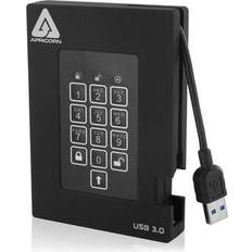 Apricorn 8TB Aegis Fortress FIPS 140-2 Level 2 Secure USB 3.0 Portable Drive A25-3PL256-S8000F