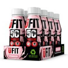 Strawberry Nutritional Drinks Ufit UFIT 50G High Protein Shake Drink 8x500ml, Strawberry