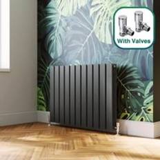 Elegant 600x836mm Designer Anthracite Double Central Heating