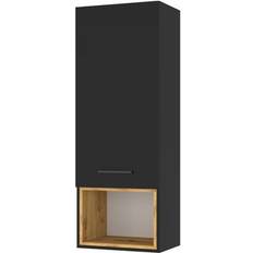 Beige Meubles Muraux Armoire Murale Anette G 47 cm Noir Mat Meuble Mural