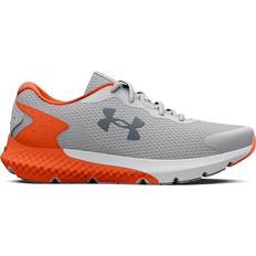 Under Armour Grade School Charged Rogue 3 - Mod Grey/Orange Blast/Gravel