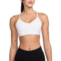 Nike BHs Nike Indy Light Support Women's Padded Adjustable Sports Bra - White/Stone Mauve