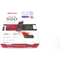 Buffalo SSD Hard Drives Buffalo ssd external 1.0tb ultra-small compact ssd-put1.0u3-bka ps5/ps4 Black 1TB