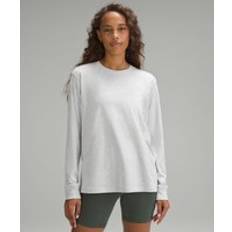 Tops Lululemon All Yours Long-Sleeve Shirt Heathered Core Ultra Light Grey