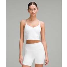 Nylon Singleter Lululemon Align Cropped Cami Tank Top Light Support, A/B Cup White