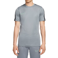 Nike XS T-shirts Nike Men's Academy Dri FIT Short Sleeve Football Top - Smoke Grey/Dark Smoke Grey/Vapor Green