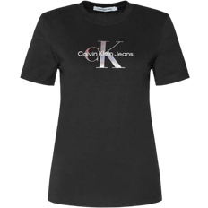 Calvin Klein Iridescent Logo T-shirt - Black